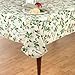 Newbridge Serene Morning Flannel Backed Indoor Outdoor Vinyl Tablecloth, 52-Inch by 70-Inch Oblong (Rectangle)