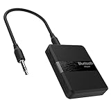 ZSTVIVA Bluetooth 4.1 Transmitter/Receiver 2-in-1 Portable Wireless Audio Adapter for Headphones, TV, Speaker, Computer/PC, MP3/MP4 Player, iPod, iPhone, iPad, Tablets - Black