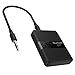 ZSTVIVA Bluetooth 4.1 Transmitter/Receiver 2-in-1 Portable Wireless Audio Adapter for Headphones, TV, Speaker, Computer/PC, MP3/MP4 Player, iPod, iPhone, iPad, Tablets - Black