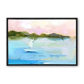 signwin Framed Canvas Wall Art Color Abstract Canvas...