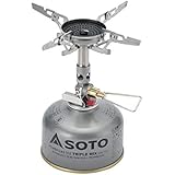 SOTO WindMaster Stove with 4Flex - All-around Canister Stove For Windy Weather. Durable & Efficient Design with Built-in Wind