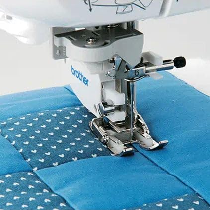 Brother Open Toe Walking Foot for Quilting and Sewing Multiple Layers, SA188 Silverwhite