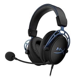 HyperX Cloud Alpha S – PC Gaming Headset, 7.1 Surround Sound, Adjustable Bass, Dual Chamber Drivers, Chat Mixer…