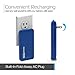 Tzumi PocketJuice Endurance AC - Mini Portable Smart Device Battery Pack Charger - 4,000 mAh High-Speed Single USB Port - Works with All iPhone and Android Devices & Includes Micro USB Cable - Blue
