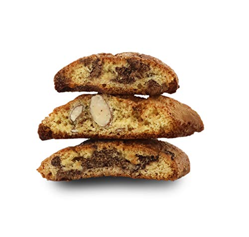 Cantucci alle Mandorle + Biscotti al Cioccolato Fondente in Cappelliera, Biscotti Toscani in Confezione Regalo - 500g x… - immagine 4