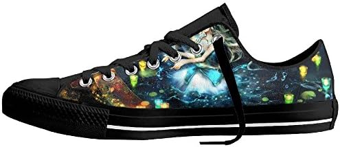 Beautiful Animation Women's Sneakers Casual Canvas Shoes Solid Colors Low Top Lace Up Flat Fashion For Unisex
