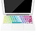 MOSISO Protective Pattern Keyboard Cover Skin Compatible with MacBook Air 11 inch (Models: A1370 & A1465), Blue & Pink