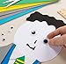 36 Pack Cardstock Paper People Cutouts for DIY Crafts, Art Projects (16 x 12 in)