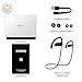 UCero Bluetooth Headphones, Wireless Headset V4.1 Heavy Bass Stereo In Ear Earbuds Noise Isolating Sweat proof Sports Earphones with Mic and Soft Security Hooks