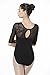 Limiles Adult Ballet 3/4 Sleeve Lace Back Leotard