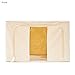 EZOWare 2 Pack Storage Bins Boxes Foldable Container Organizer Basket - Extra Large/Beige For Under bed Storage, Closet,Linens, Bedding Blanket, Sheets Pillows, Quilt