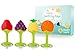 Baby Teething Toys w/Safe Smoothened Edges (4 Count) | FDA-Approved Soft Silicone Fruit Teethers for Babies | Fridge & Dishwasher Safe | 100% BPA-Free Teether Set for Boys & Girls