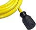 Conntek 20591 Extra-Heavy Duty L14-20 Generator Cord, 25 - Feet, Yellow