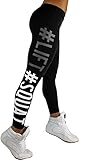 Ybenlow Women's Activewear Capri Legging Workout Gym Spandex Yoga Pants Tights