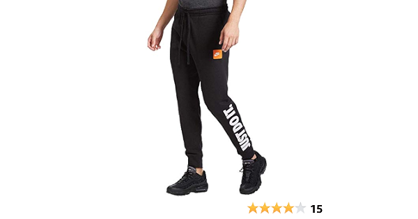 Amazon.com: Nike Just Do It - Pantalones de forro polar para hombre (XL,  negro/blanco) : Deportes y Actividades al Aire Libre