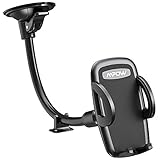Mpow 073AB Windshield Car Phone Mount, Cell Phone Holder for Car, Long Arm Car Phone Mount Compatible iPhone Xs/XS MAX/XR/X/8/7 Plus, Galaxy S5/S6/S7/S8/S9, Google, LG, Huawei and More