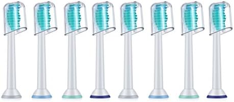 Poleet Toothbrush Heads Replacement(8-Pack) for Philips Sonicare ProResults DiamondClean EasyClean HX6014