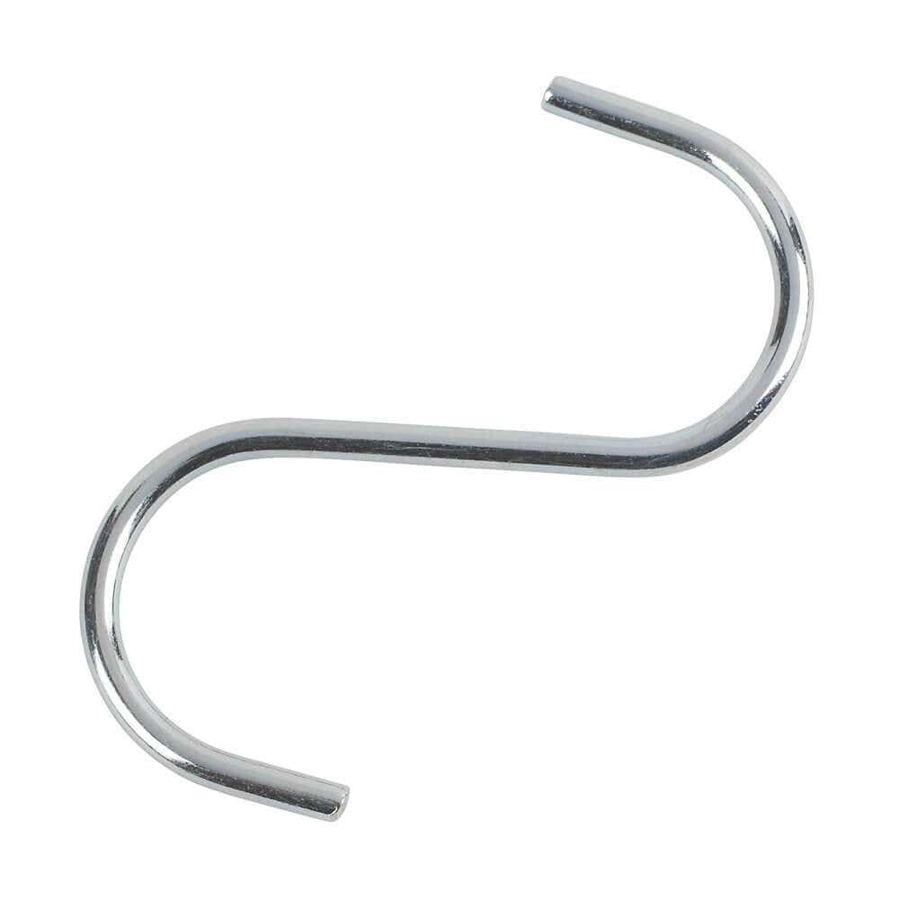 Hardware-Solutions 10 PCS - Space-Saving Tidy S Hooks Chrome Plated 85mm
