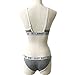 Romacci Women Lingerie Set Sports Letter Printed Bikini Set Thong Briefs Two Piece Underwear Suit