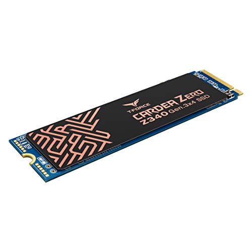 TEAMGROUP T-Force CARDEA Zero Z340 1TB with DRAM and Graphene Copper Foil 3D NAND TLC NVMe PCIe Gen3 x4 M.2 2280 Gaming Internal SSD (Read/Write 3,400/3,000 MB/s) for Laptop & Desktop TM8FP9001T0C311