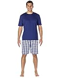 Noble Mount Mens Premium Cotton Short Lounge Set