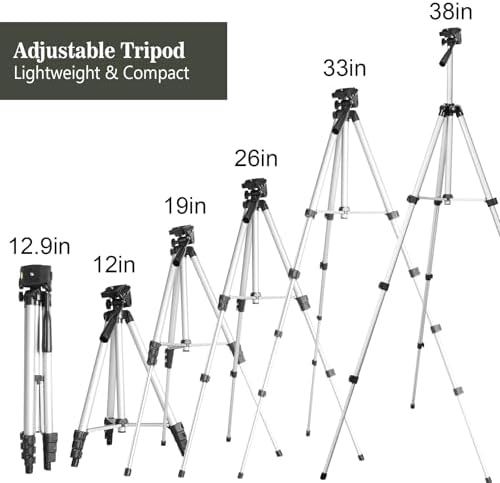 Telescópio para Adultos Iniciantes, 70 mm, 400 mm de abertura, suporte AZ completo, multicamada, refrator, telescópio tripé de viagem, adaptador de telemóvel (branco)