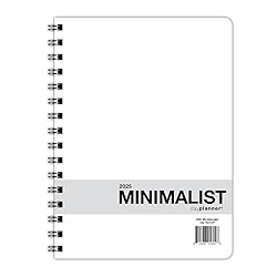 Dated Minimalist DayPlanner - 12 Monthly Calendar