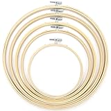 Aoibrloy 5 Pieces Embroidery Hoop Set, 5 Size