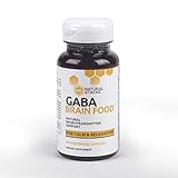 GABA Brain Food Supplement - For Calmness, Relaxation and Sleep - 60 Ct