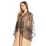 Anna-Kaci See Through Floral Mesh Bolero Cover Up Shrug Cardigan Shawl Wrap For Women Anna-Kaci See Through Floral Mesh Bolero Cover Up Shrug Cardigan Shawl Wrap For Women