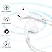 Robits Premium Quality Headphones Earphones Earbuds with Mic & Remote Control, Compatible with iPhone/iPad /iPod 4PACK -White
