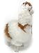 Standing Alpaca Fur Alpaca Adult Figure - Multi Colored 12 Inch (Multi)