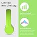 LilGadgets Connect+ Wired Kids Headphones for School with Microphone, Volume Limiting & Noise Reduction On-Ear Headset with Cord, SharePort Technology & SoftTouch Padding, Green Headphones for Kids
