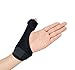 Yuccasly Thumb& Wrist Support Brace -Removable Splint for Reliable Support, Thumb Spica stabilizer for Arthritis Tendonitis Sprained Thumb Symptoms, One Size for Both Hands, Black