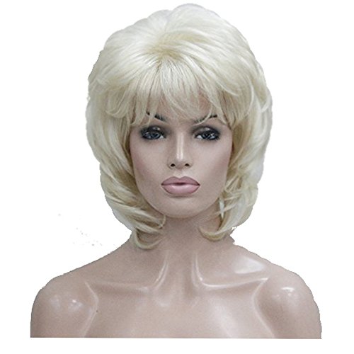 Lydell Short Blonde Layered Shaggy Full Synthetic Wig Wigs
