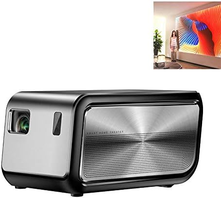 GJZhuan J6S Pico Projector Smart Projector HD 1080p, No Wireless Screen 1100 ANSI Lumens Ethernet / USB3.0 / USB2.0 / HDMI/SPDIF/Game Console, 4K Screen Transfer And Other Interfaces