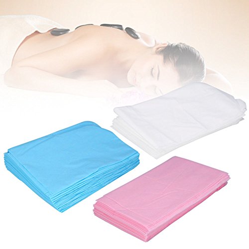 Potato001 10Pcs Disposable Non-Woven Paper Table Bed Sheet Cover Soft Spa Bed Cover (White)