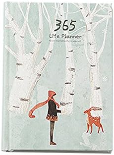 365 Daily Planner Notebook, Youkara Hard Cover Notebook A5, Ruled, 228 Page
