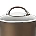 Circulon Symmetry Hard Anodized Nonstick Sauce Pan/Saucepan with Straining and Lid , 3.5 Quart, Brown