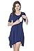 Bearsland Women's Maternity Short Sleeves Summer Breastfeeding Nursing Dresses