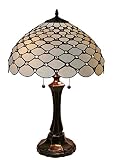 Amora Lighting Tiffany Style Chandelle Table Lamp, 26 Inches