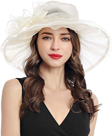 Women’s Organza Church Kentucky Derby Fascinator Tea Party Wedding Hat