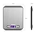 FIXBODY Digital Kitchen Scale Multifunction Food Scale, 11 lb / 5 kg,Stainless Steel,Silver (Batteries Included)