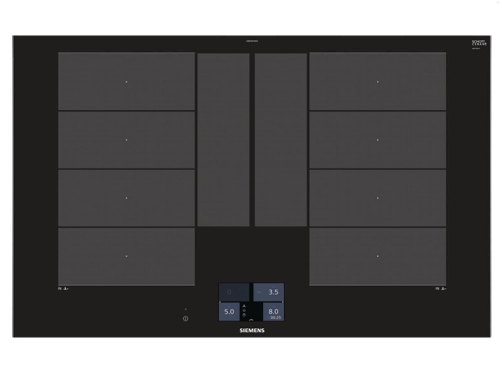 Siemens Ex875Kyw1E Iq700 Plaque De Cuisson/Compatible Wi-Fi Avec Home Connect/Varioindution Plus/Variomotion/Power-Move Plus