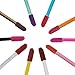 Tifanso 100 PCS Disposable Lip Brush Gloss Wands Applicator Perfect Beauty Lipstick Cosmetic Makeup Tool Kits Mixed Colors (Mixed Colors)