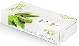 Window Garden Organic Cucumber Grow Kit - Easy To Grow Vegetable Seed Kit, Includes a Mini Greenhouse, Fiber Soil Seed Starters, Organic Seeds. Great Gift.