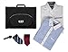 BAGSMART Garment Bags for Travel Suit Bag Foldable Carry on Garment Bags for Hanging Clothes Stylish Dress Bag Large Convertible Weekender Travel Bags for Women Men (Black-01)