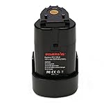 POWERAXIS 12v 1.5Ah Li-ion Replace for Porter Cable PCL12BLX 12-Volt Max Compact Cordless Power Tool Lithium Battery(Black)