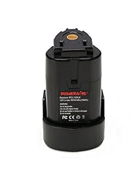 poweraxis 12 V 1,5 Ah Replace for Porter Cable pcl12blx 12-Volt Max inalámbrico compacto Herramientas Eléctricas (Negro)