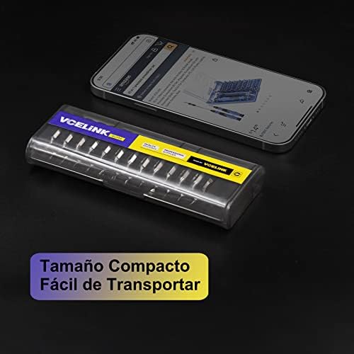 Destornilladores Precisión, 25 en 1 Kit Destornilladores Pequeños with 24 Puntas, Juego Destornilladores Precision for Mobile Phone, Smartphone, Game Console, Tablet, PC